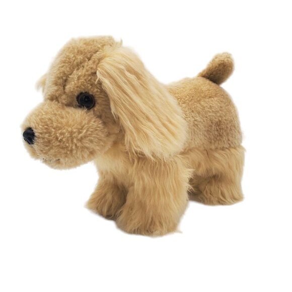 Battat Pucci Pup‎ Plush Cocker Spaniel Puppy Dog Pink Bow Stuffed Animal Tan 10” - Picture 3 of 7
